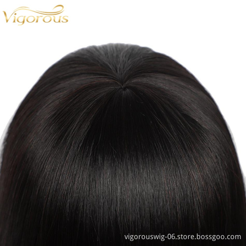 Vigorous short kinky straight bob raw bone straight long brazilian human hair extension guangzhou 100% real human hair wigs